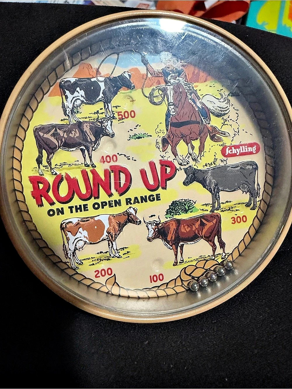 Schylling Round Up On The Open Range BB Puzzle Skill Game